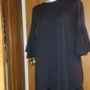 Lularoe Maurine black ruffled dress! OH MY!